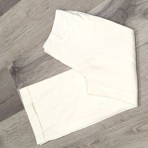 J.crew White Linen Pants